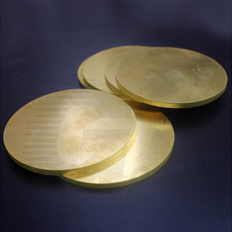 H62 Solid Brass Disk Circle Blanks Discs Round Sheets 10-300mm Dia 0.3-4mm Thick