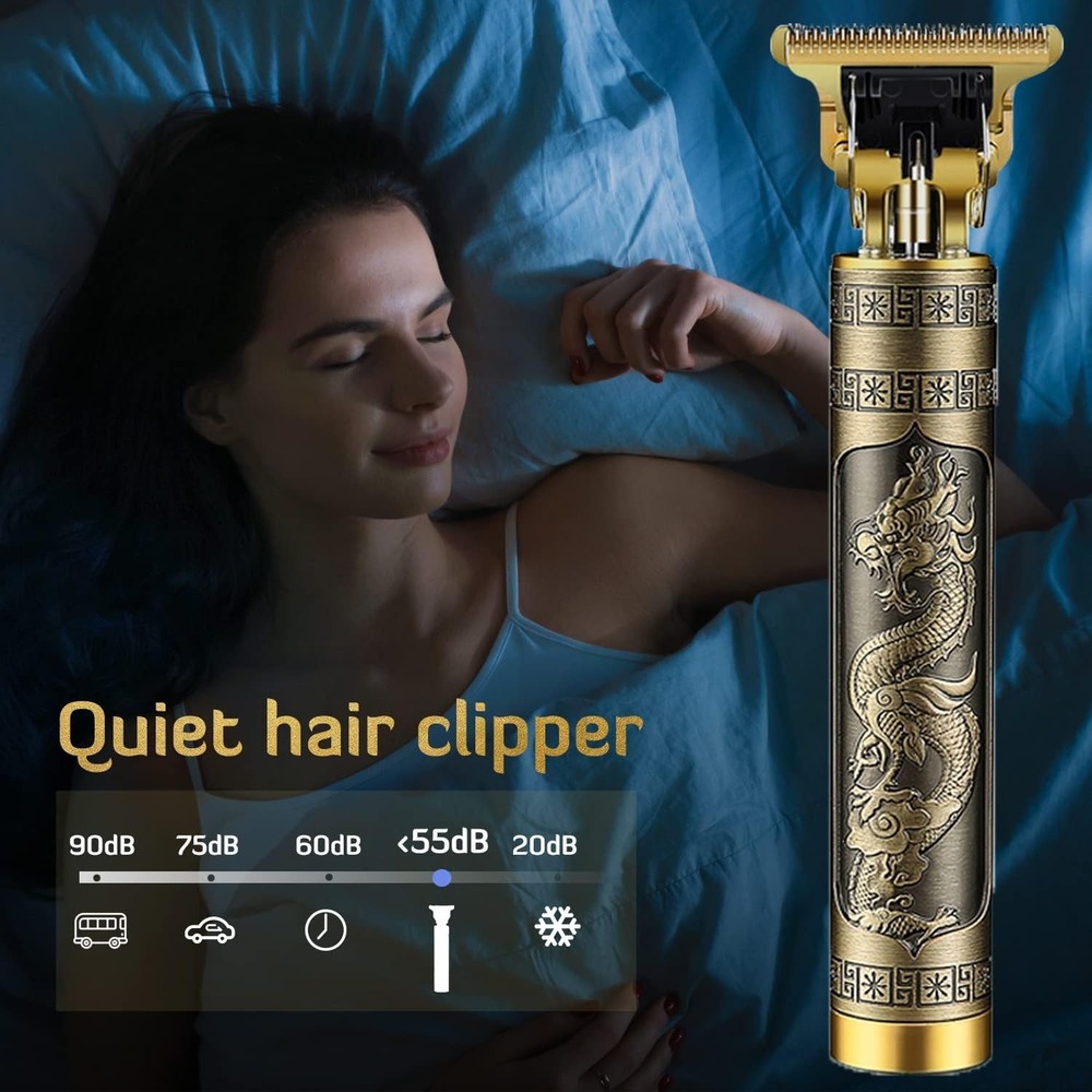 Zero Gapped Rechargeable Beard Trimmer with Guide Combs - Ultimate Grooming Tool