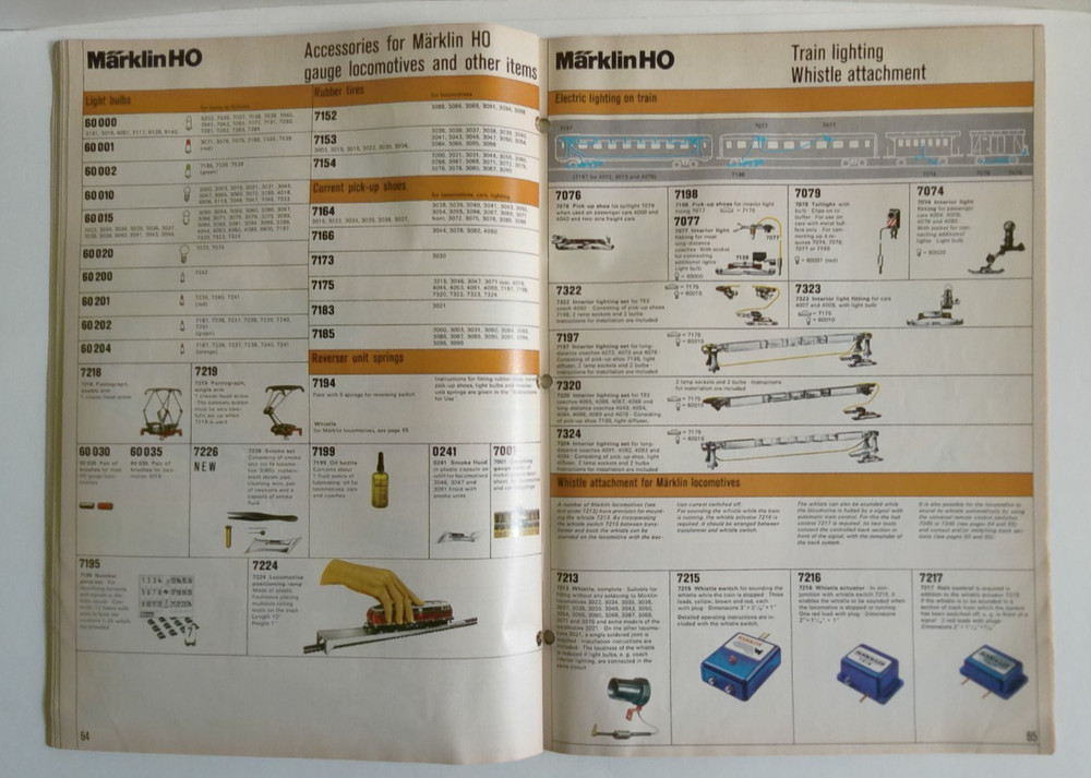 Vintage Marklin 1973 E Catalog