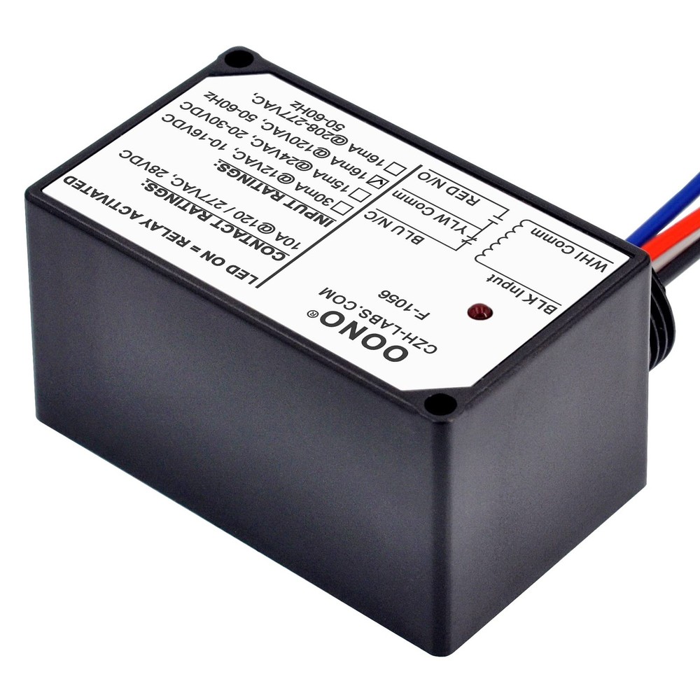SPDT 10Amp Power Relay Module, Plastic Enclosure and Pre-Wired (AC 120V)