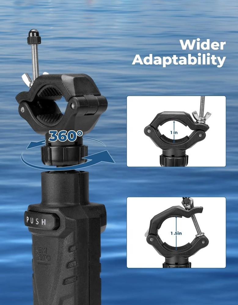 Adjustable Stabilizer Support for Trolling Motor Mount Bracket