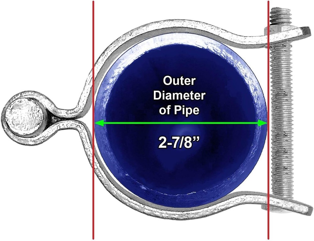 Reliable Galvanized Chain Link Gate Post Hinges - Smooth Operation Design
