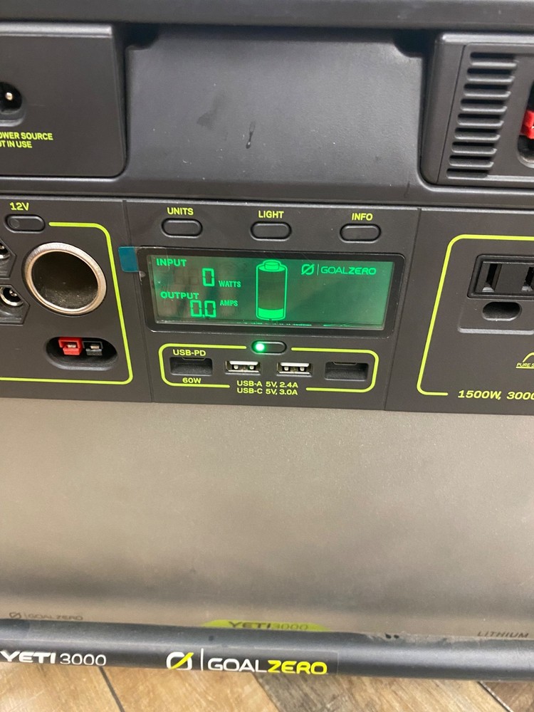 Yeti 3000 Goal Zero Lithium