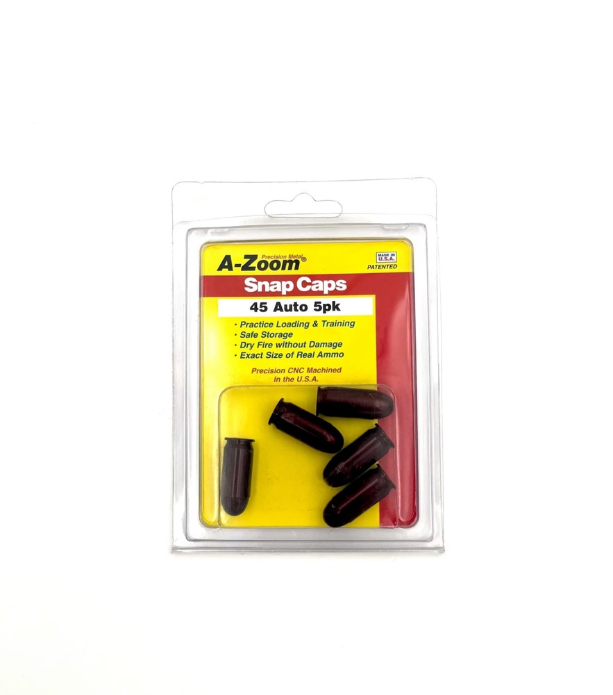 A-Zoom Snap Caps .45 Auto - 5pk