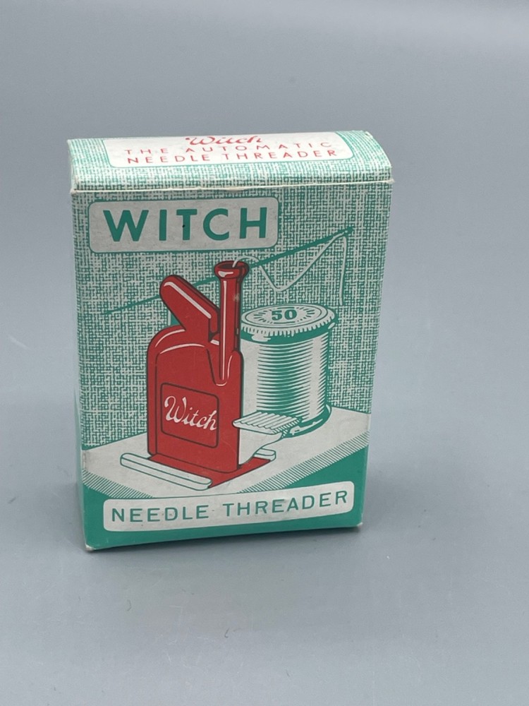 Vintage Witch Automatic Needle Threader Western Germany Original Thread Needle