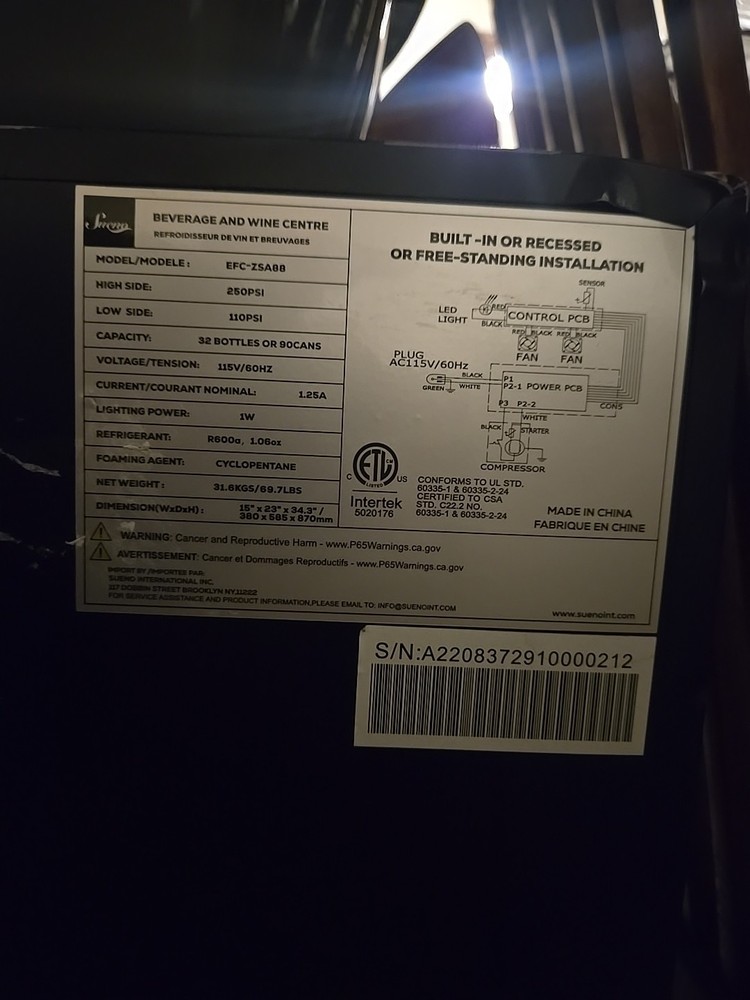 Sueno Mini Refrigerator