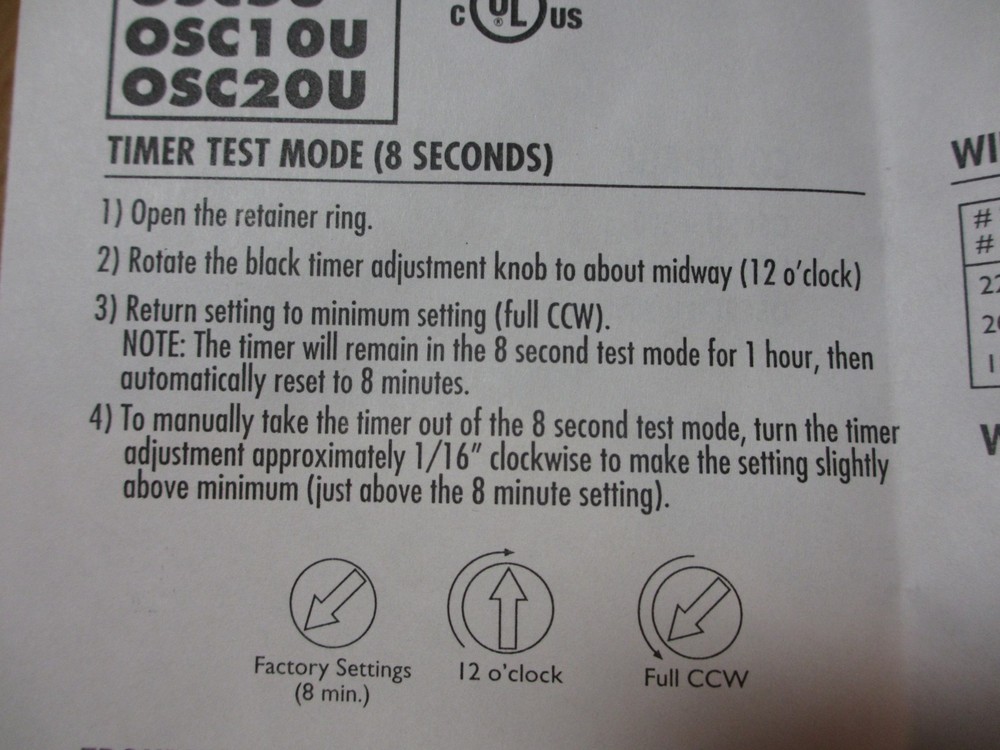 Tork Nsi OSC20U Ceiling Mount Ultrasonic Occupancy Sensor 2000 foot coverage