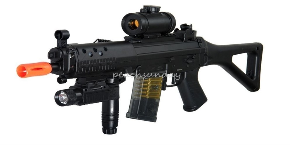 TWO Double Eagle M82P Sig 552 Airsoft Magazine Stackable Spare Clip 30 BB Cap