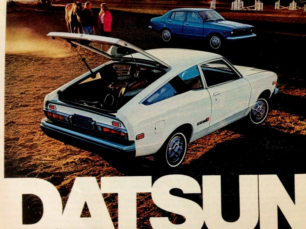 1974 Datsun B-210 Print Ad