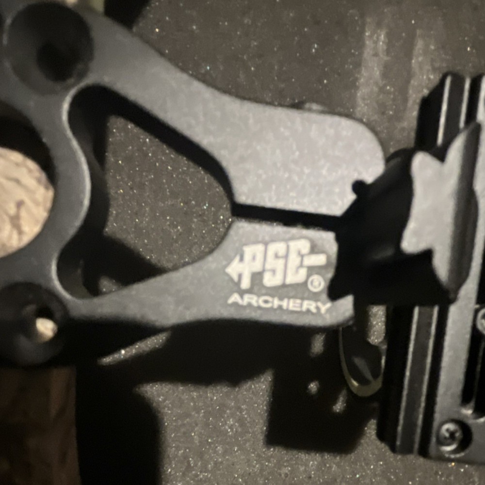 PSE Archery Compound Bow with Case, Arrows, Trophy Hunter Target