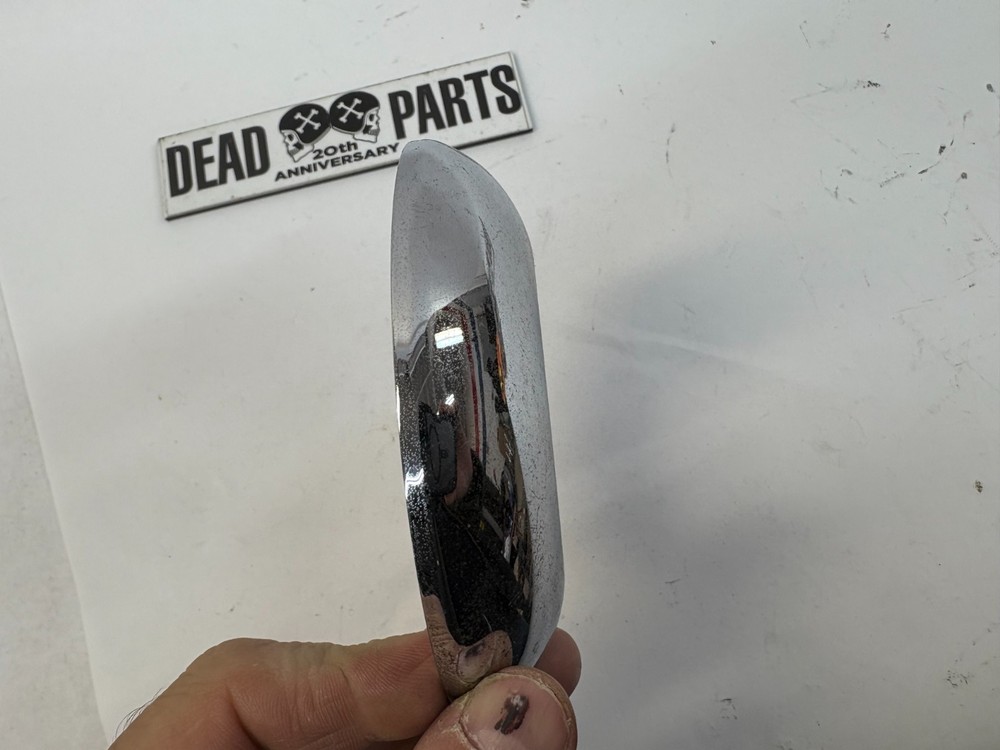 Harley chrome front moon mini hub cover cap