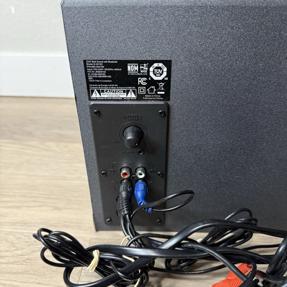 Logitech Z337 Computer Speaker System Bluetooth Wireless 80W Subwoofer TESTED