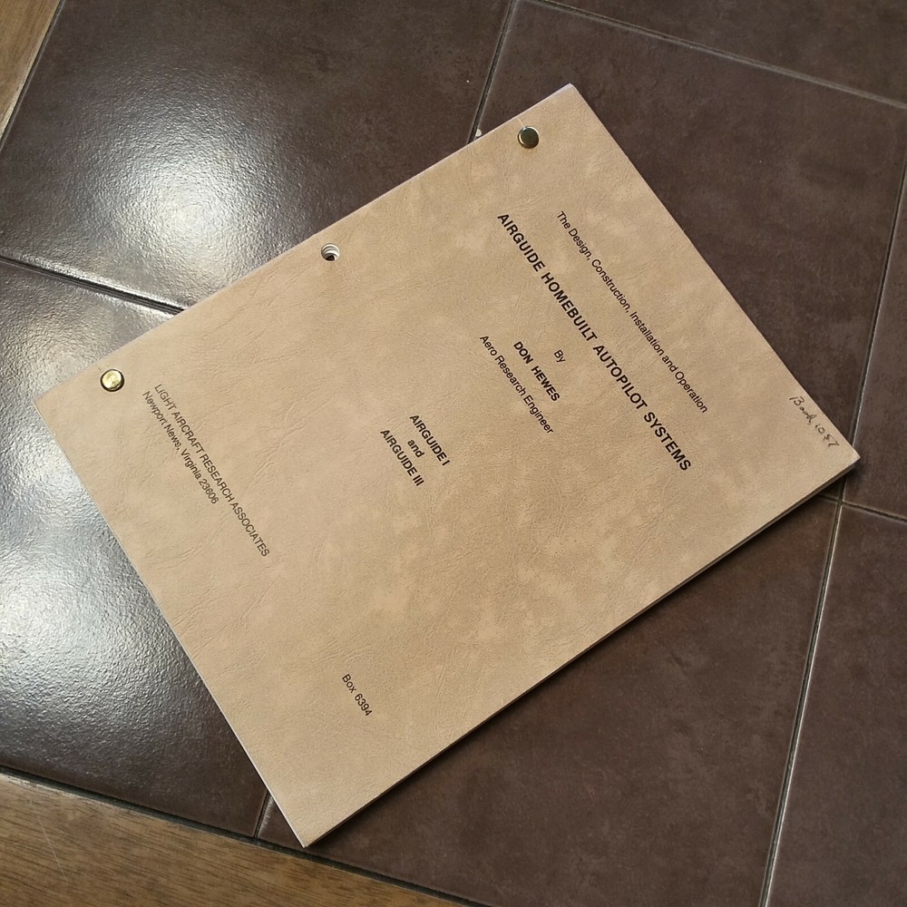 Airguide I & Airguide III Autopilot Design, Install & Operation Manual