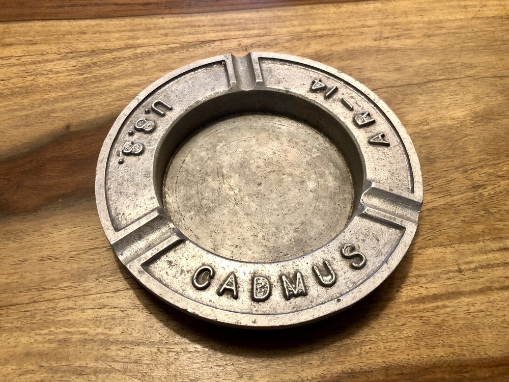 Rare WW2 USS CADMUS AR-14 Ashtray