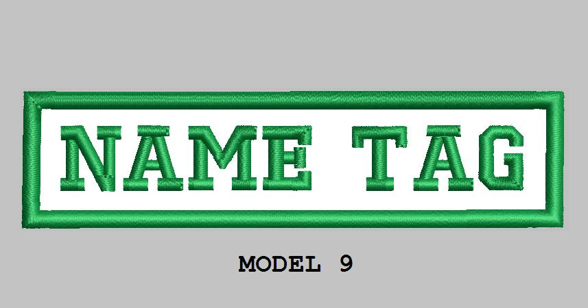 Custom Embroidered 4" x 1" Name Patch Motorcycle Biker Iron on/sew on