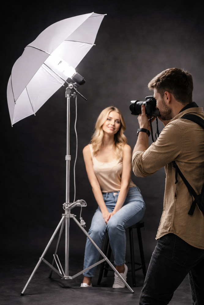 33" 83cm Pro Studio Flash Umbrella – Translucent White Soft Diffuser
