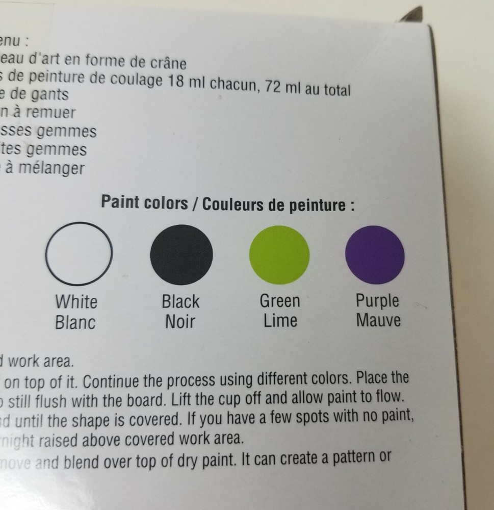 Creatology Halloween Paint Pouring Kit - Skull