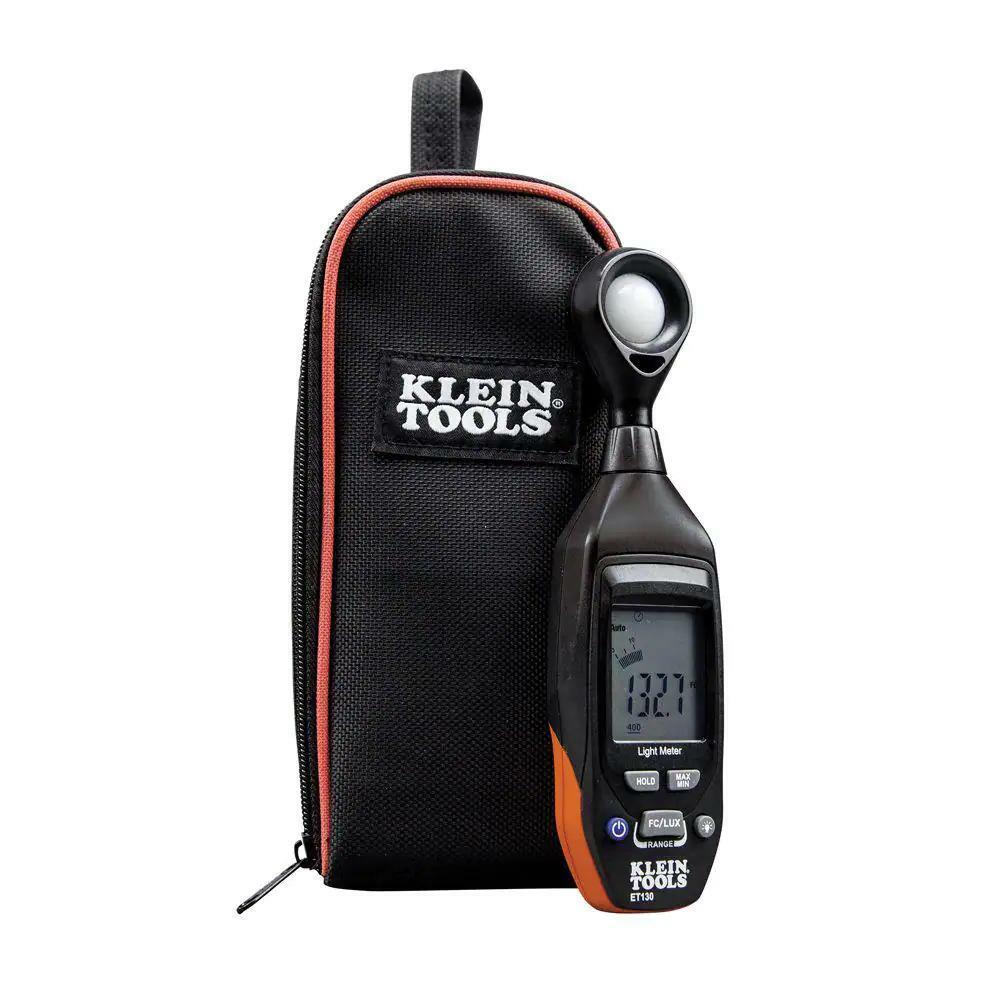 Digital-Light Meter Alkaline LCD Auto Ranging Black