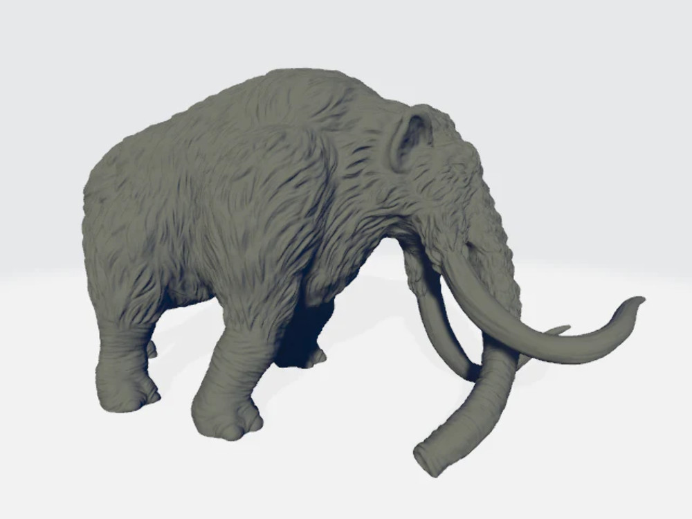 StoneAxe Miniatures - Mammoth (Attacking)