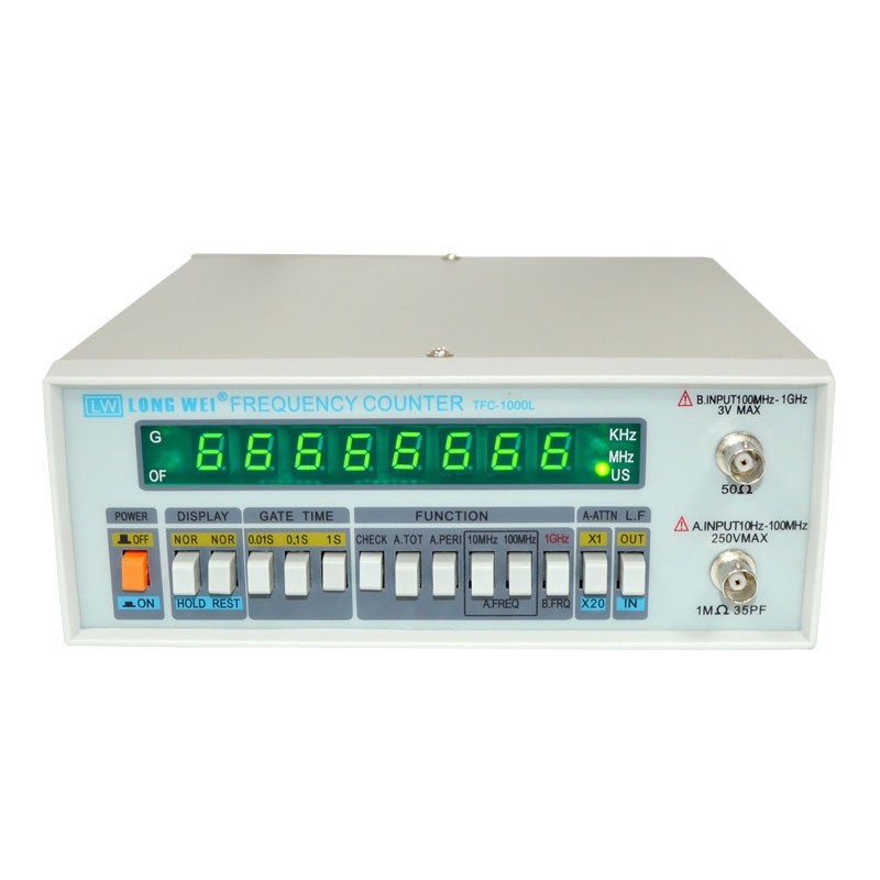 TFC-2700L 110V/220V Frequency Meter Crystal Oscillator Frequency Measuring optio