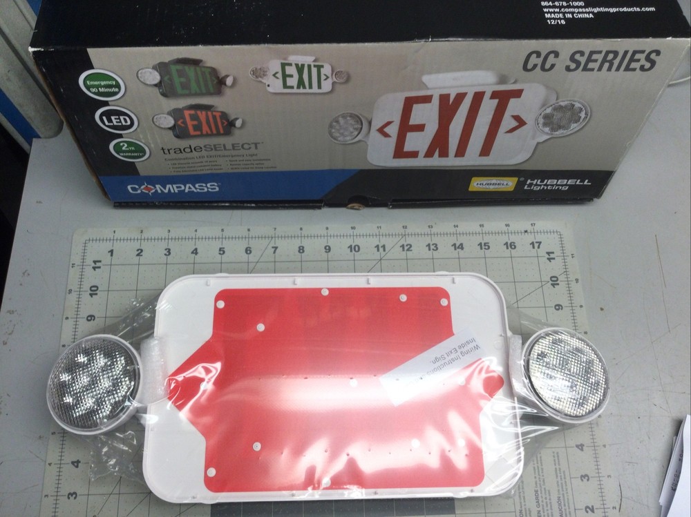 CCR Hubbell Exit/Emergency Light - (VB2)