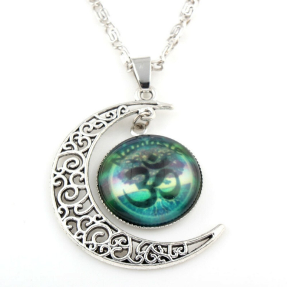 1 Buddha Moon Crescent Necklace #1