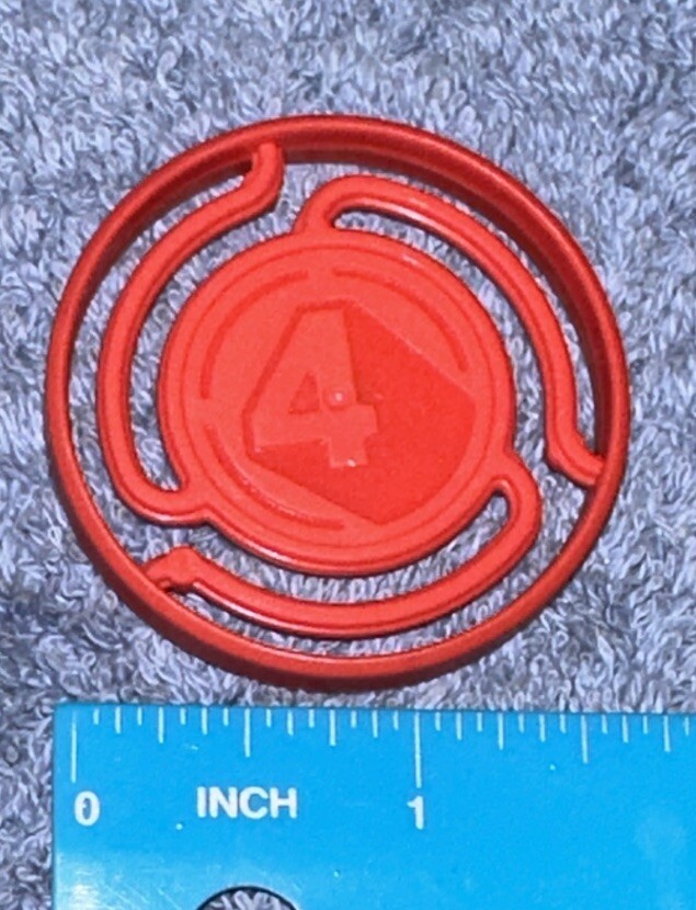 2020 Hasbro Connect 4 Four Blast Powered By Nerf Replacement Disc Red