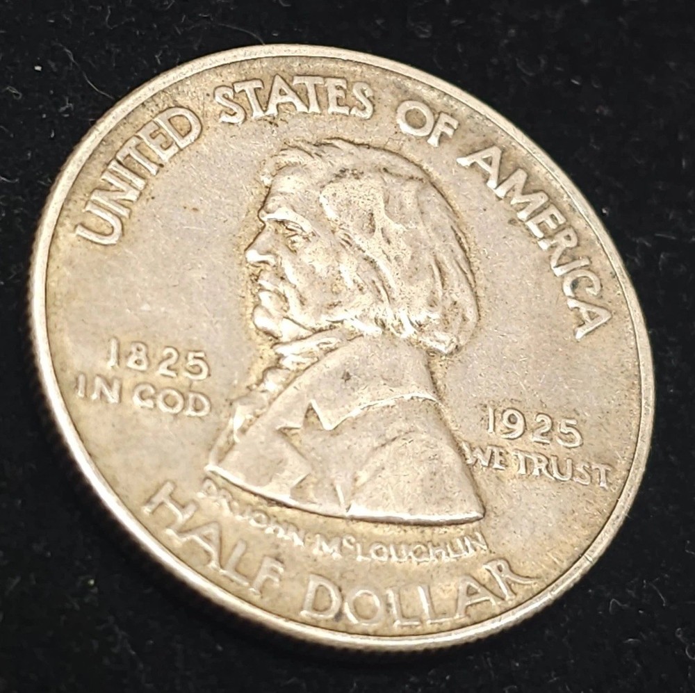 1925 Fort Vancouver Centennial Commemorative Half Dollar/ Extra Fine