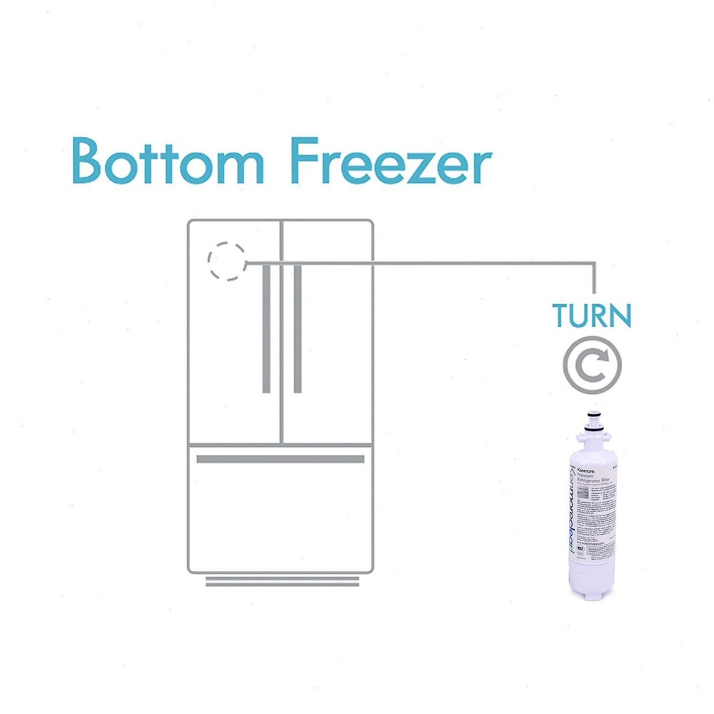 1 pack kenmore 9690 refrigerator water filter Fit for lt700p