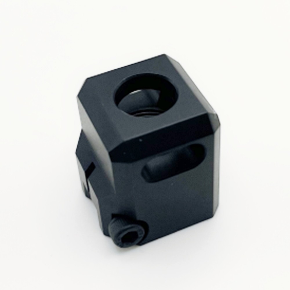 2 Pack 1/2x28 TPI 9mm Muzzle Brake Compensator For Glock 17, 19, 26 Hellcat