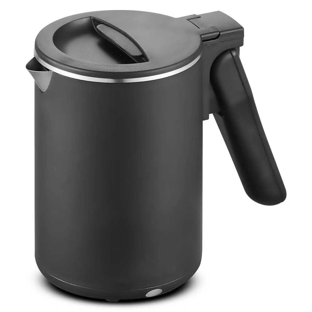 Elite Cuisine 20oz Dual Voltage Travel Kettle - Black