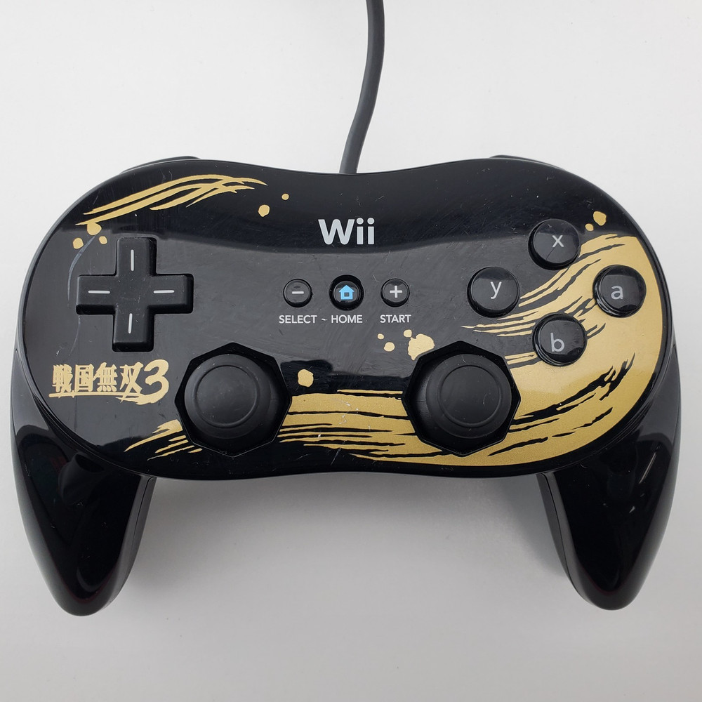 Nintendo Official Wii Classic Controller Pro Samurai Warriors 3 Limited Edition