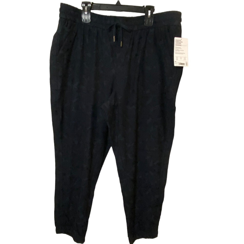 Athleta Printed Farallon Jogger Pant Women's Plus 20 Blue Camo Pull On