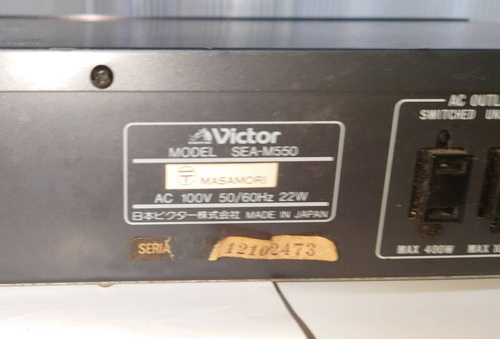 Victor SEA-M550 Graphic Equalizer #45