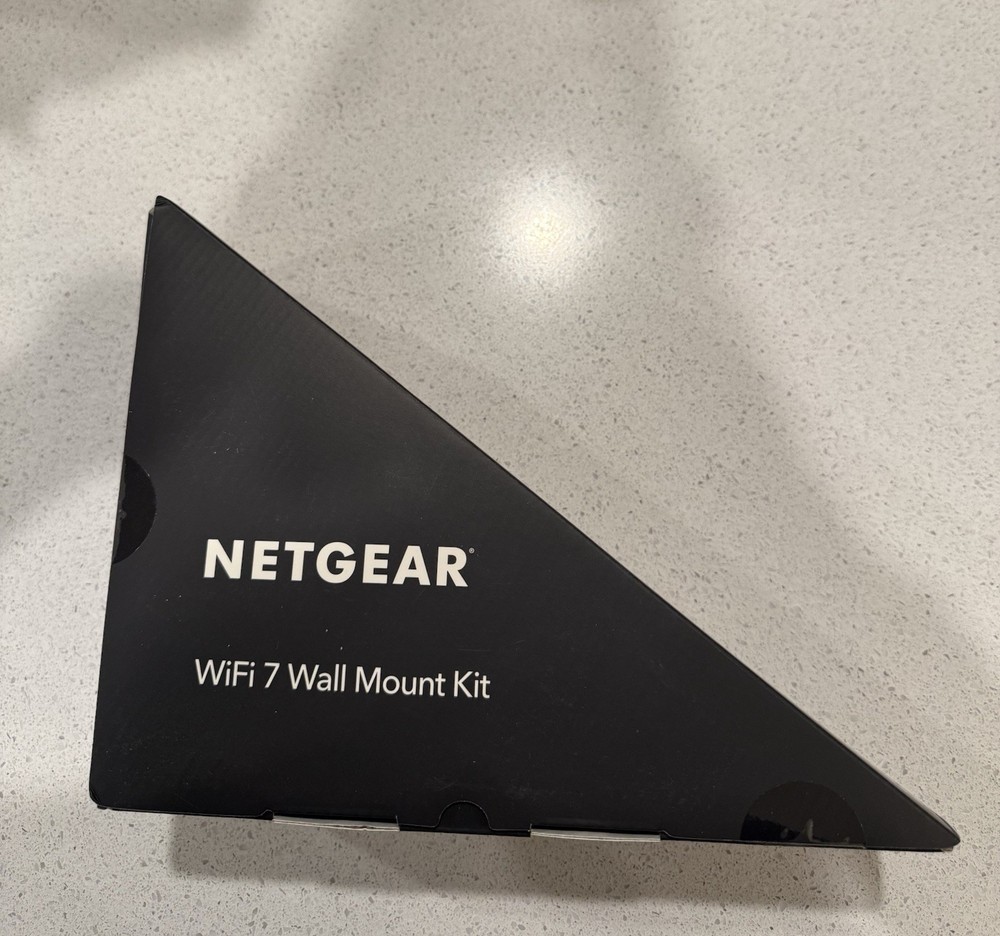 Netgear WiFi 7 Wall Mount Kit Black New Open Box