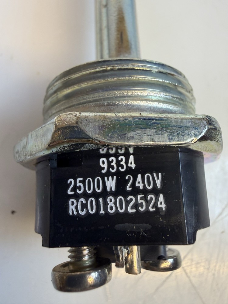 Apcom 9334 Water Heater Element Screw, 240 V, 2500 W READ INFO!!