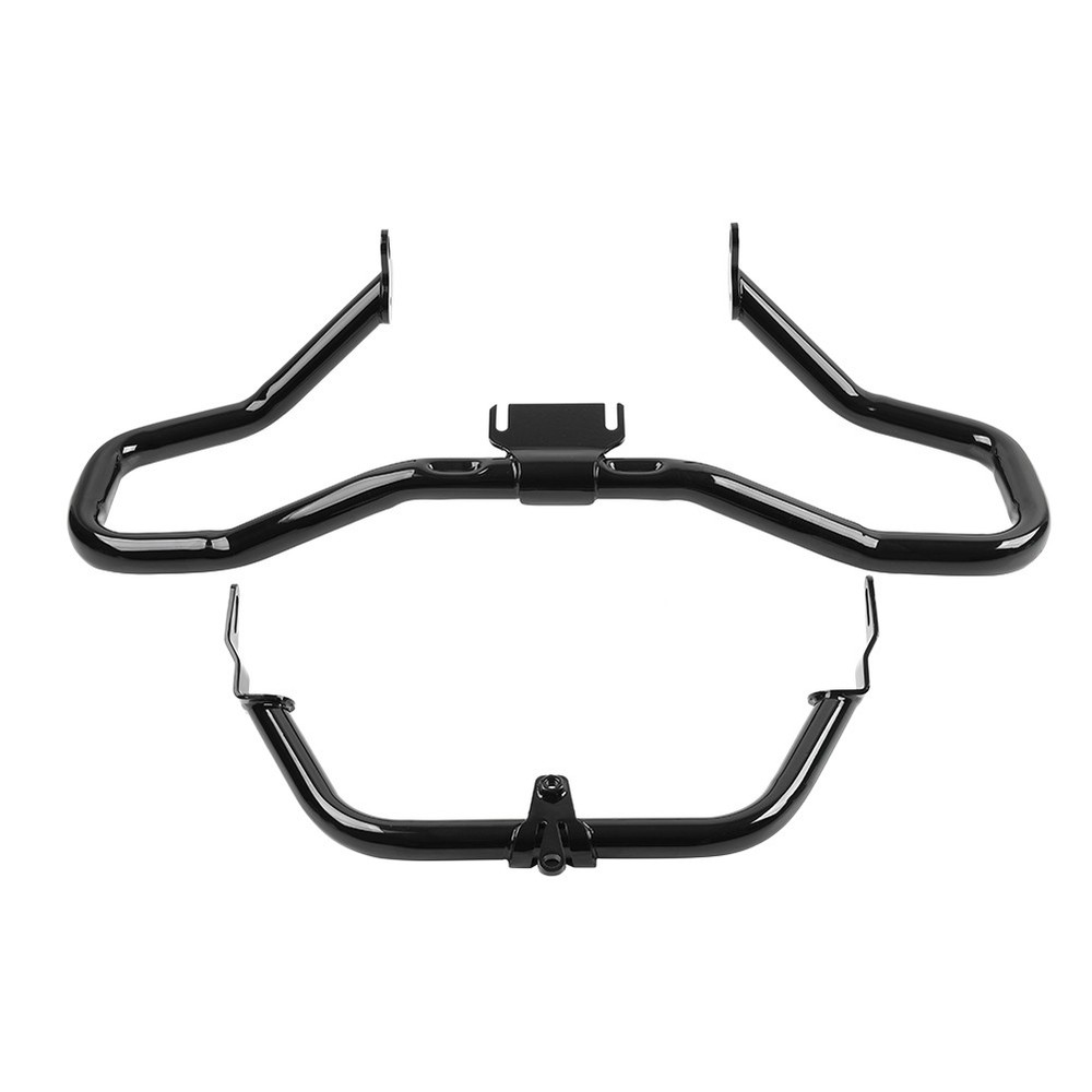 Engine Guard Bar Fairing Support Bracket For Harley Road Glide FLTRX 15-23 Black