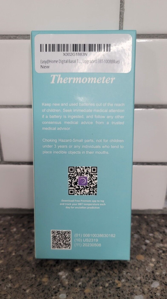 Open Box! Easy@Home Ovulation Combo Test Kit & FREE Digital Basal Thermometer