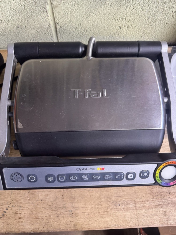 T-Fal OptiGrill 8351s1 Automatic Sensor Cooking Indoor Grill Drip Tray Tested