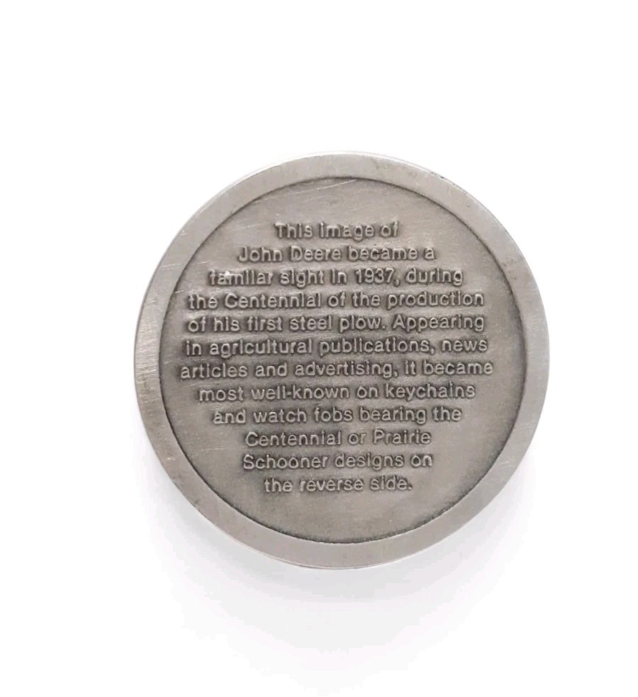 John Deere Commemorative Medallion Rare SEE DESCRIPTION Free Ship!