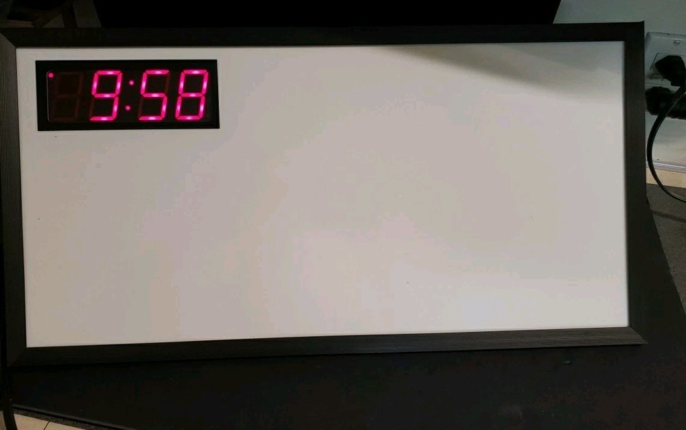 Led Clock Advertising , Replaceable Advertising #051
