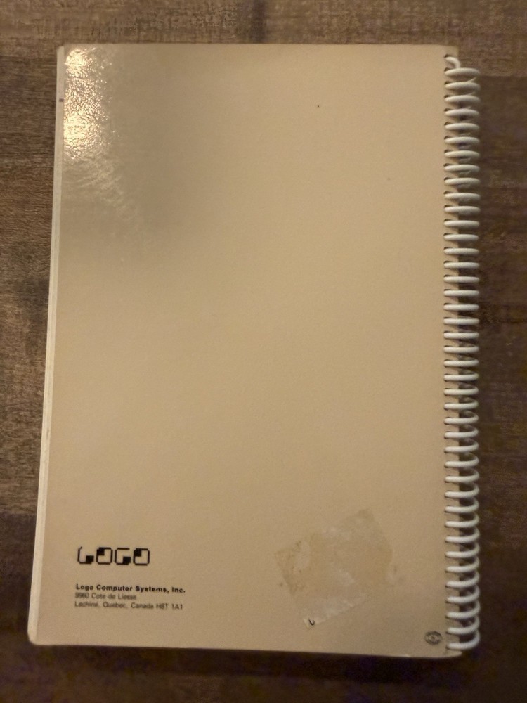 Vintage Apple II Apple Logo Reference Manual 1982 VERY GOOD