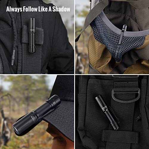 ThruNite EDC Flashlight Archer Mini, 405 Lumens Tail Switch LED Flashlight,