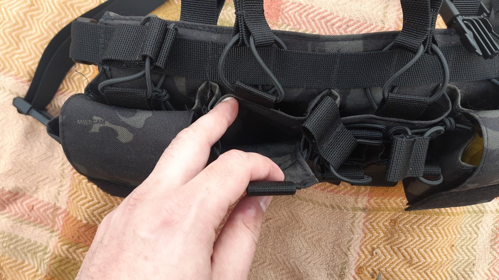 D3CR Style Chest Rig Multicam Black