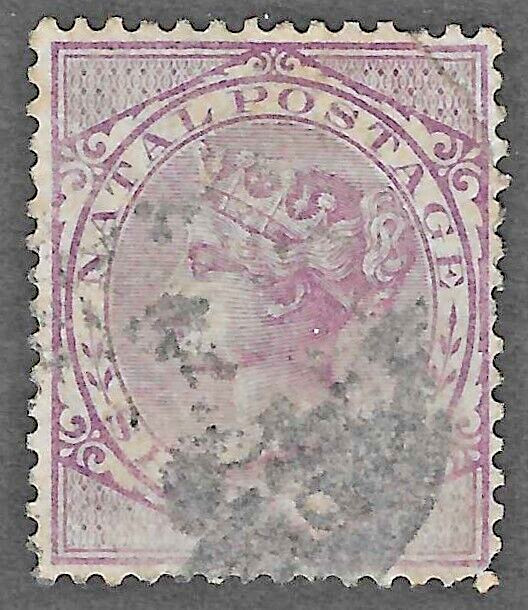 Natal (1874) - Scott # 54,  Used