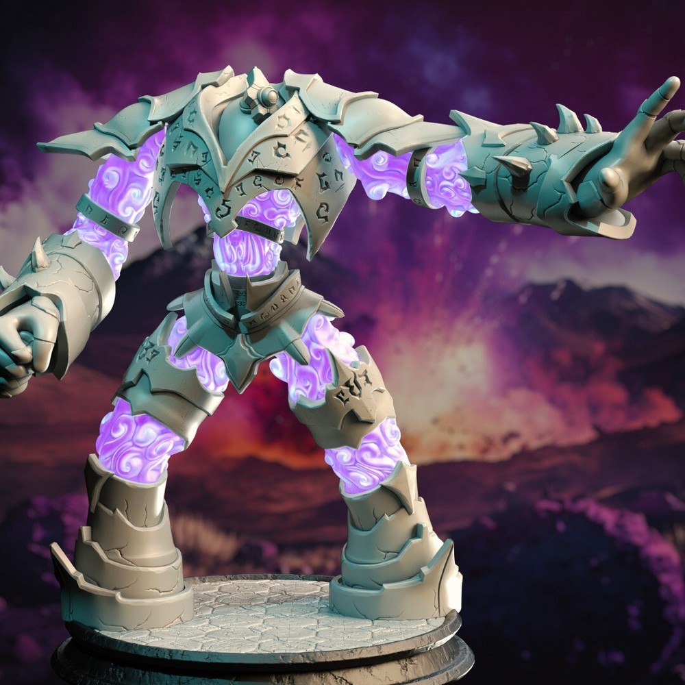 Orodvylian Arcane Golem Miniature | D&D DnD