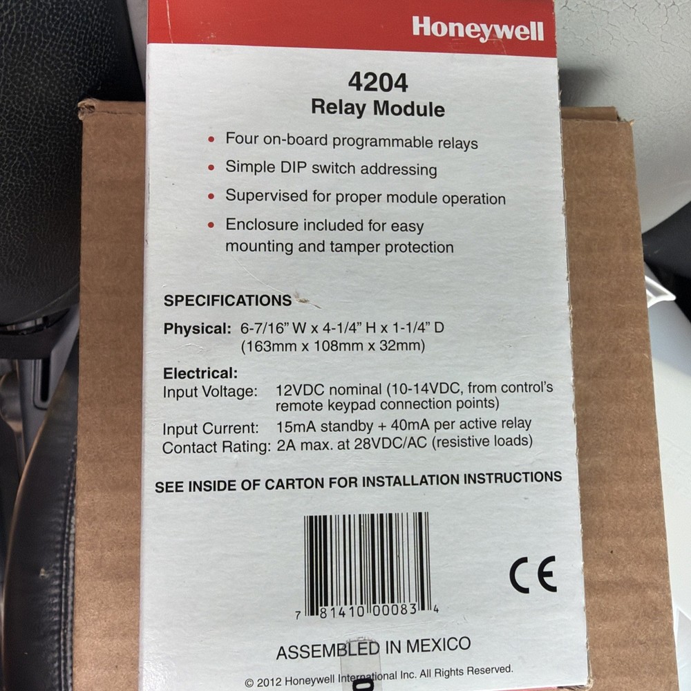 Honeywell 4204 Relay Module