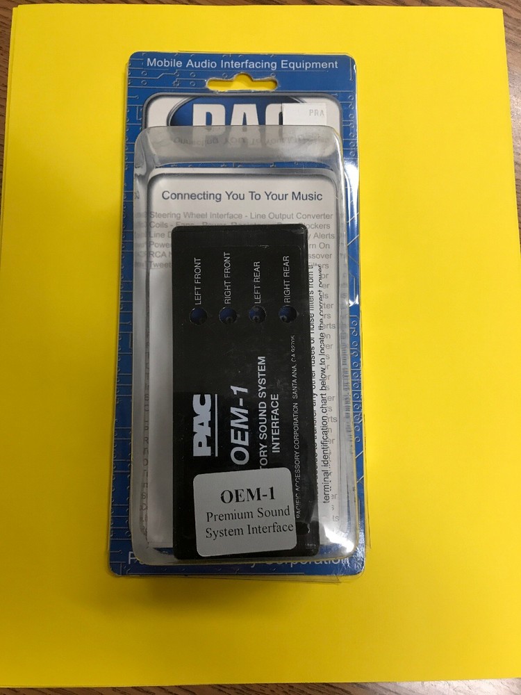 PAC OEM-1 Interface