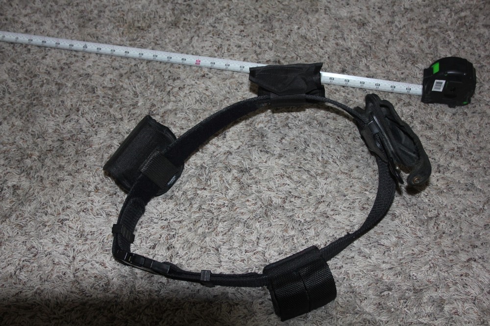 police nylon duty belt LH holster