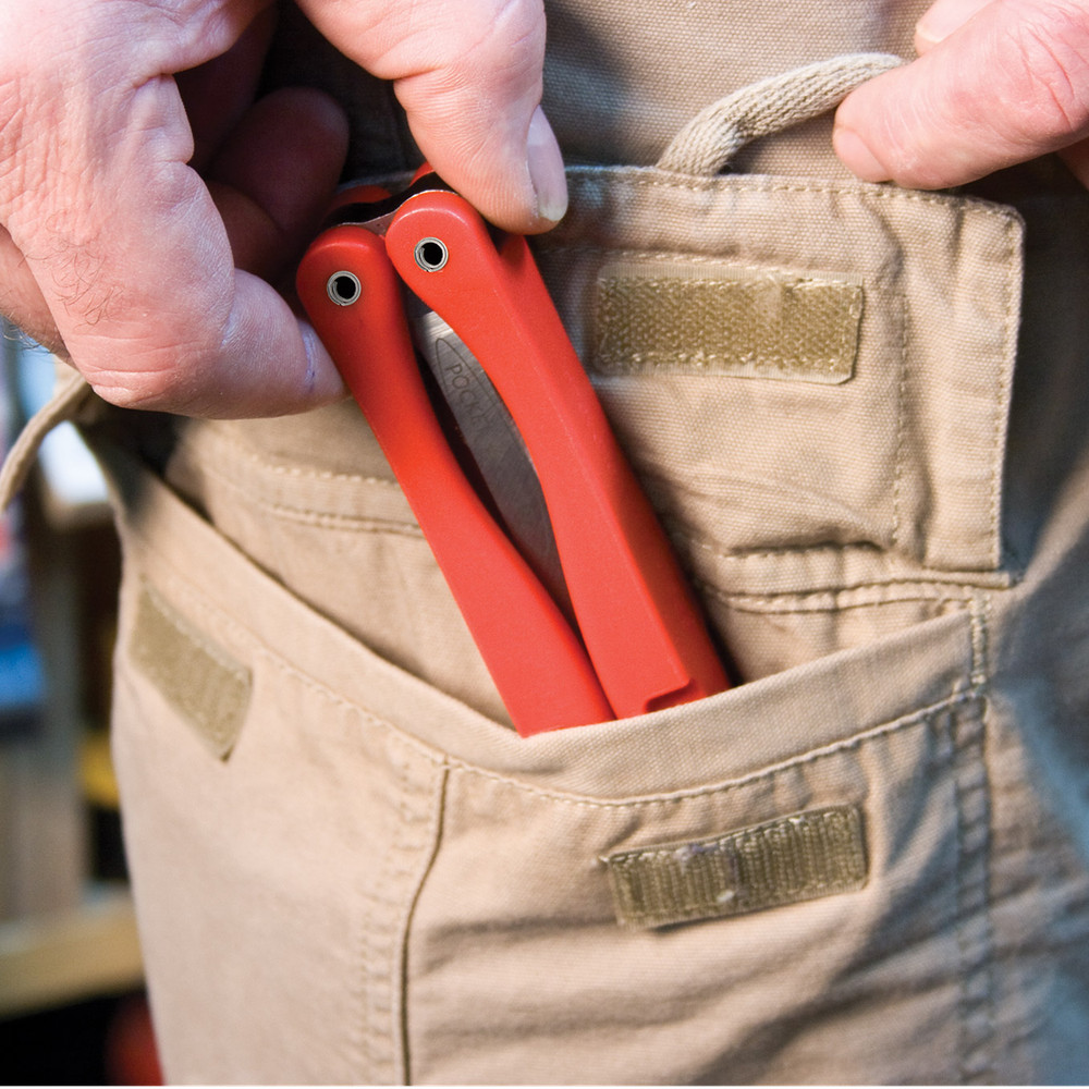 Fastcap 1" Pocket Wood Chisel Foldable Handle Red